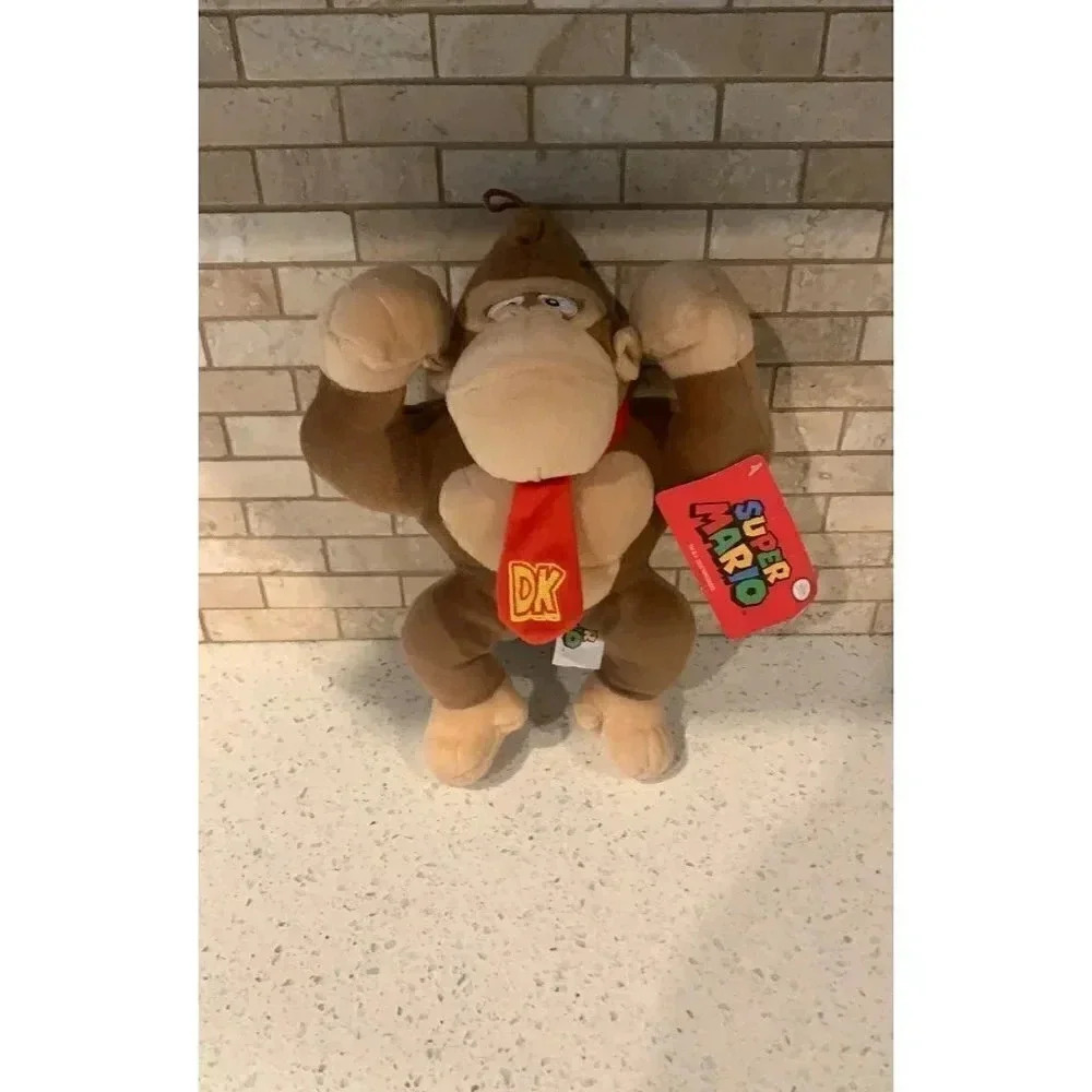 DK Donkey Kong 10" Plush‎ Official Licensed Nintendo Super Mario b32